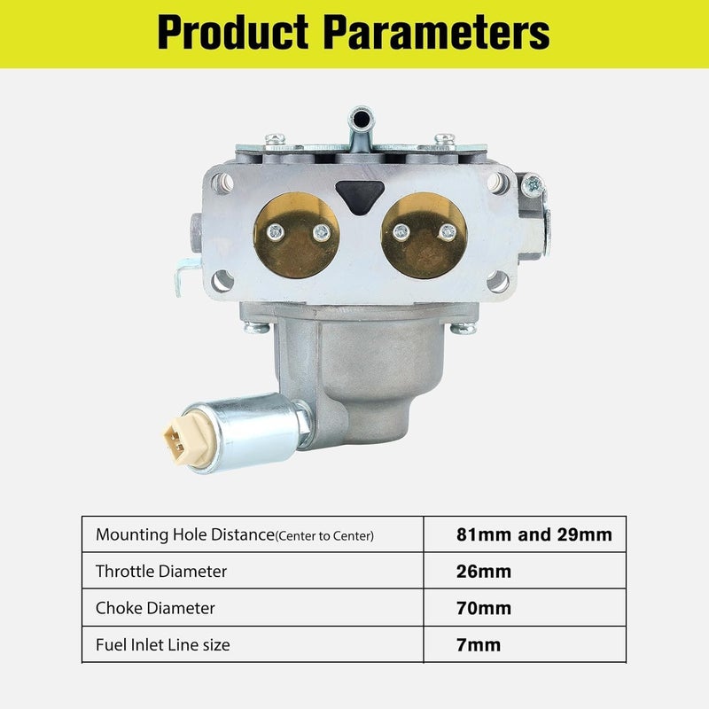 Butom 791230 Carburetor Kit for Brigg-s and Stratton 20-25Hp V-Twin Engine 699709 499804 407777 405777 406777 John Deere MIA10632 LA120 LA130 LA135 Lawn Tracto - Image 3